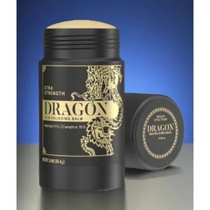Dragon Pain Relieving Balm Extra Strength Stick 3.4oz Menthol 11% Camphor 10%